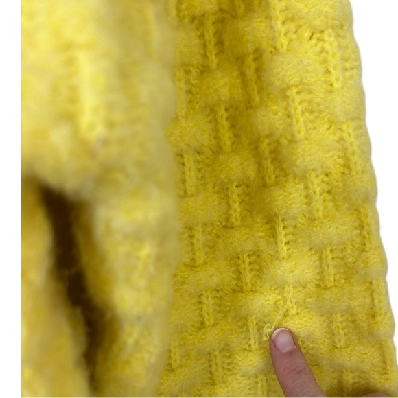 Maeve x Anthropologie - Women’s Wool Textured Cardigan, in Butter Yellow Small - Picture 16 of 17